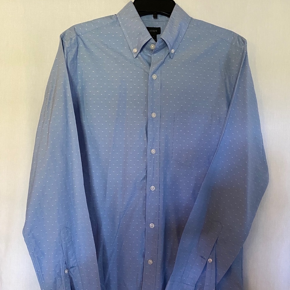 J Crew Dobby Weave Long-Sleeve Button Down! Size Small​​​​​​​​​​​​​​​ - Picture 4 of 5